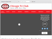 Tablet Screenshot of chicagotriclub.com